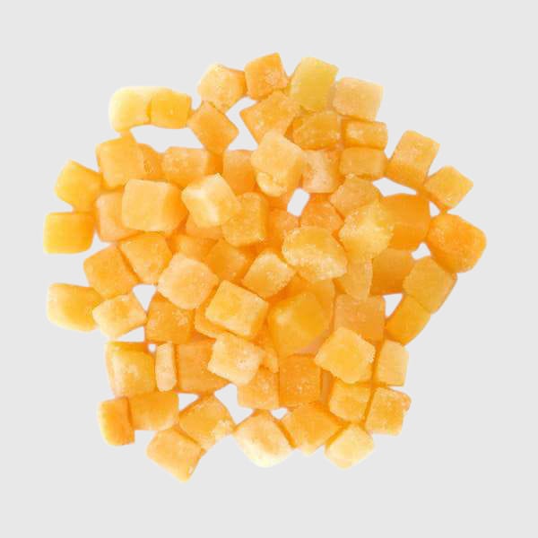 Персик кубик замороженный