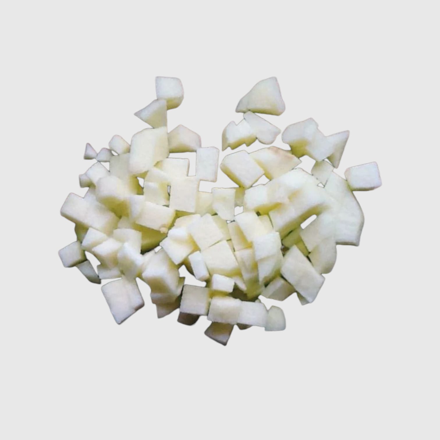 Яблоко кубик замороженный