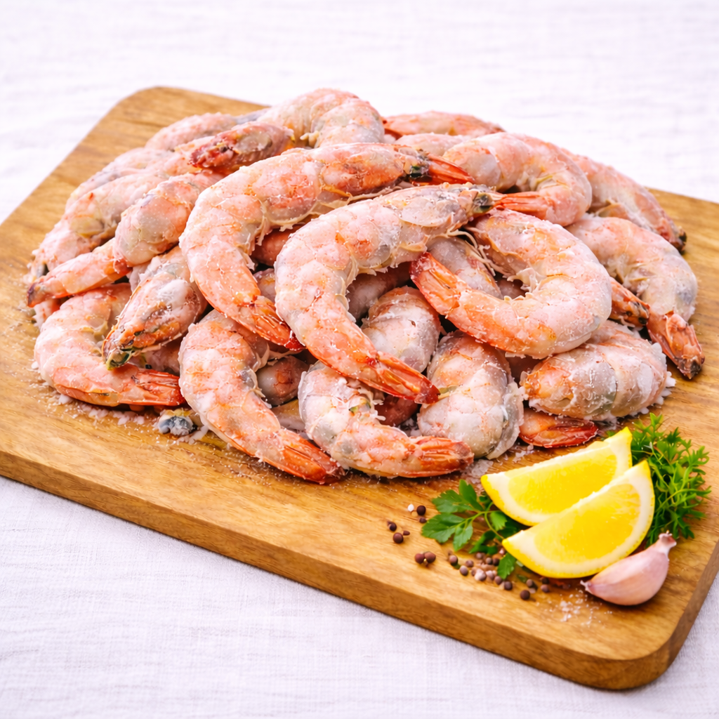 Креветка  в/м с/г королев. 50/70  глазурь 14%  ( Россия)  5 кг