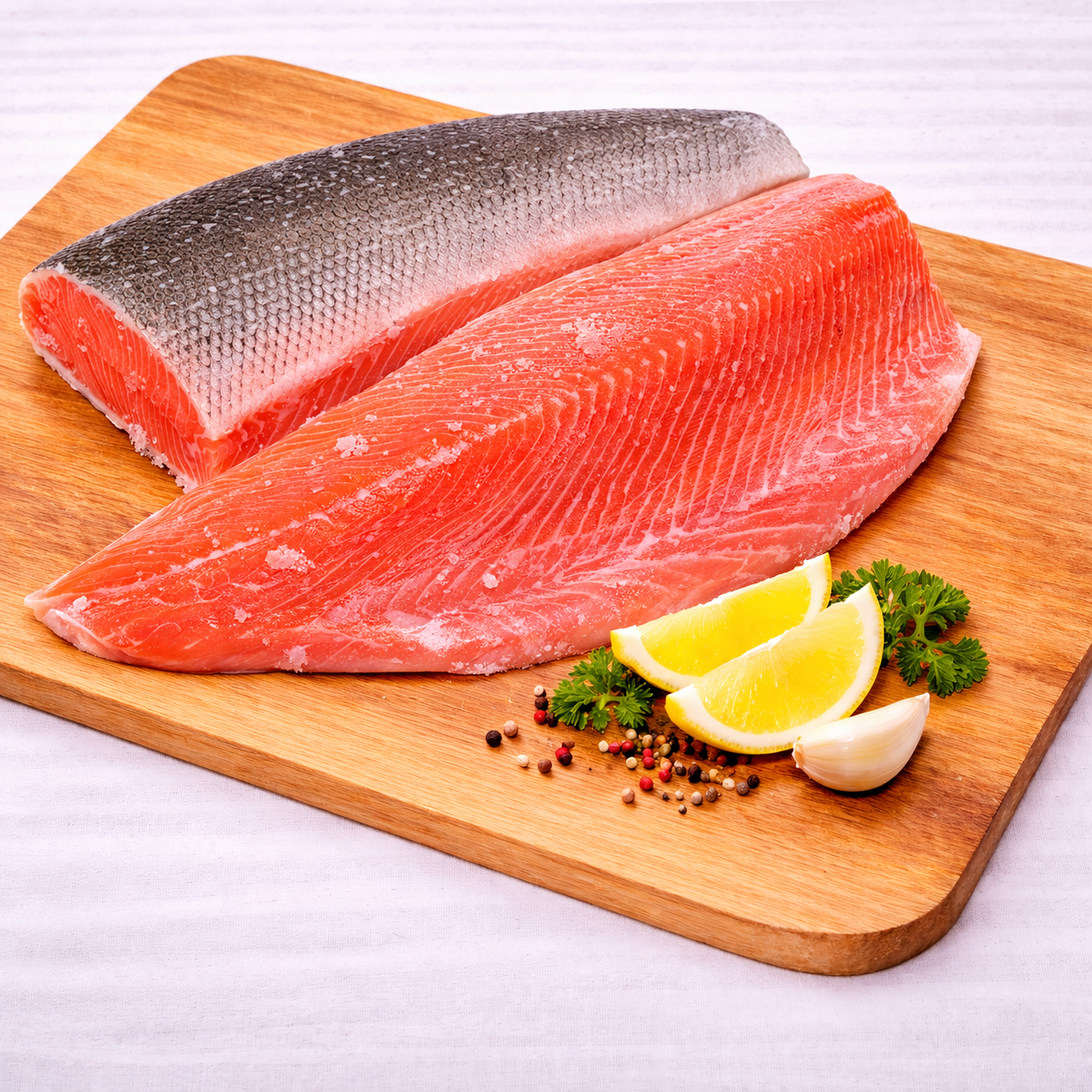 Филе Форели спец.посола с/с на коже  вес.