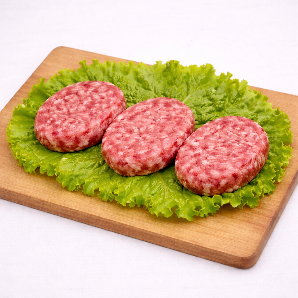 Котлеты из говядины 65гр 13,5 кг Мираторг