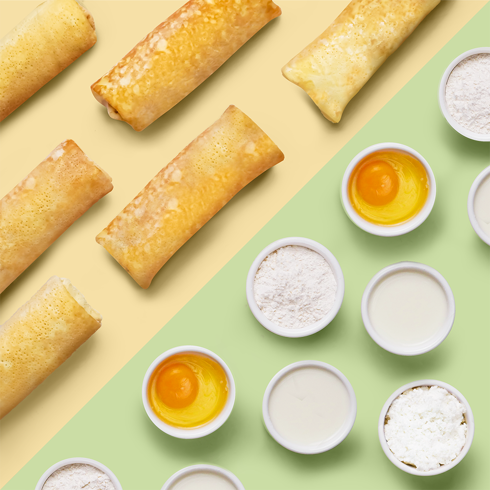 Блинчики с творогом