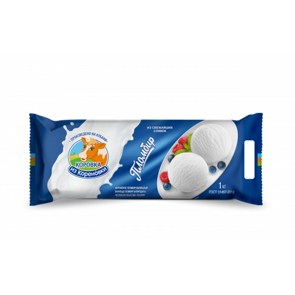 Мороженое пломбир ванильный 15%