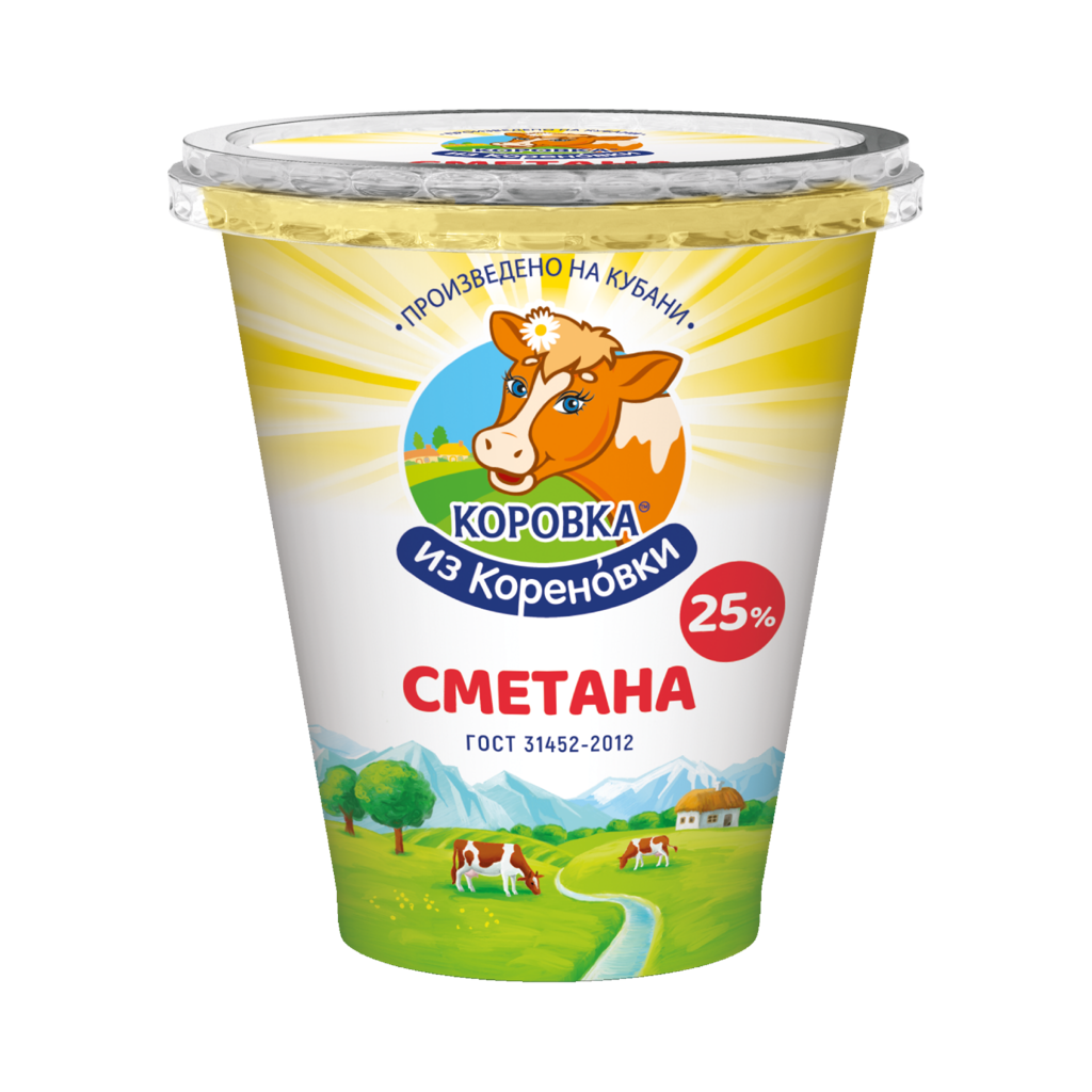 Сметана 25% 300 г