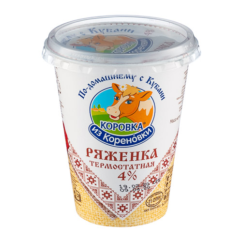 Ряженка термостатная 4% 300 г