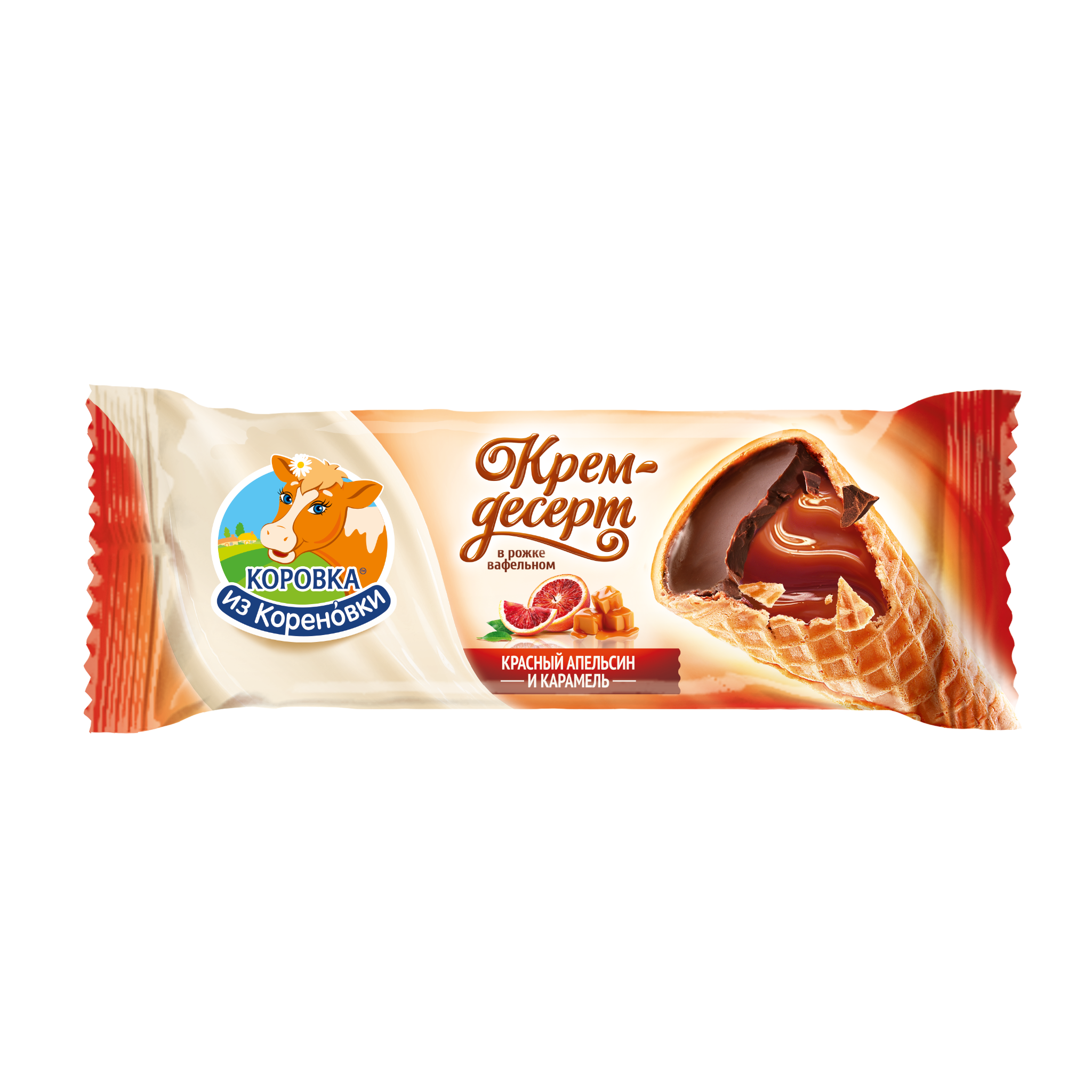 Крем-десерт сливочный с фруктово-ягодным наполнителем 